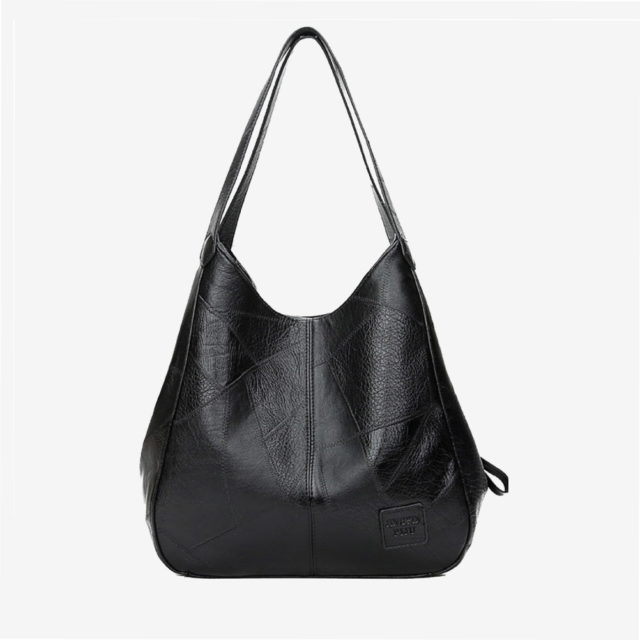 Женская сумка мешок черная