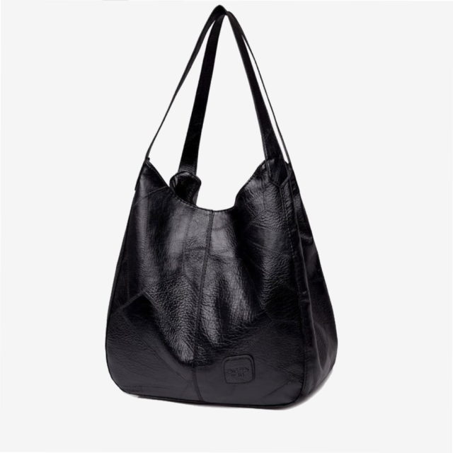 Женская сумка мешок черная